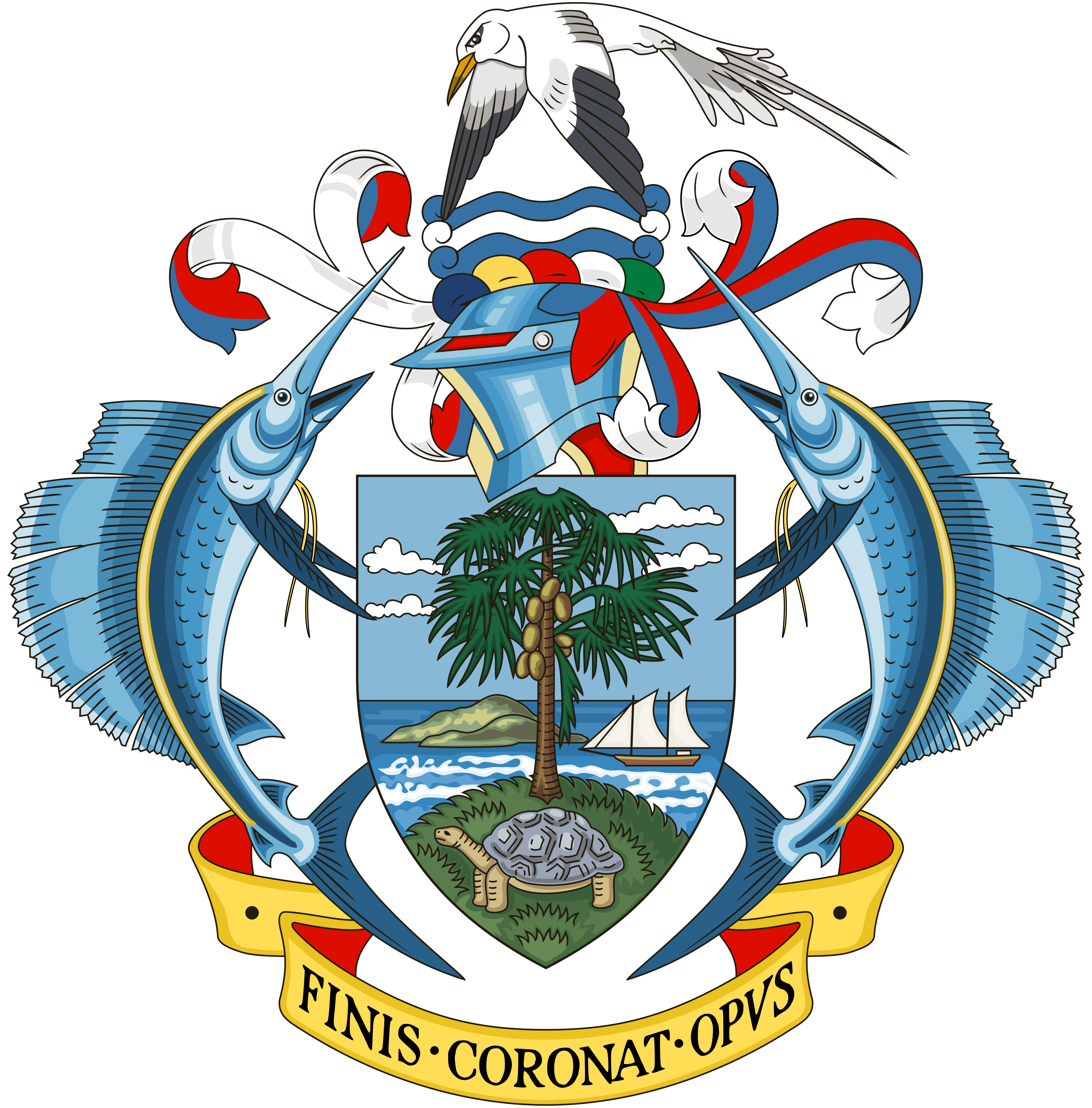 Coat of Arms of the Republic of Seychelles